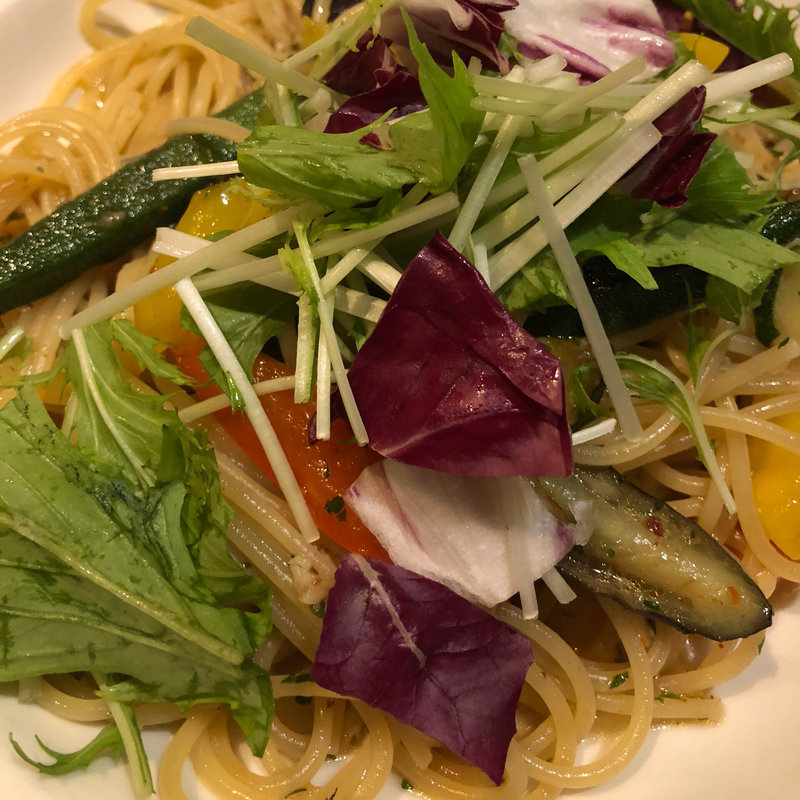夏野菜のペペロンチーノ(イタリア食堂 ブラーボ （イタリアショクドウ・ブラーボ）)