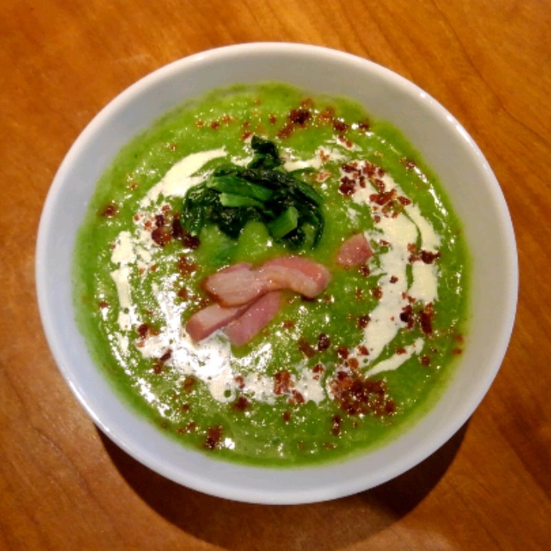 ほうれん草とベーコンのお粥(カユ デ ロワ （CAYU des ROIS）)