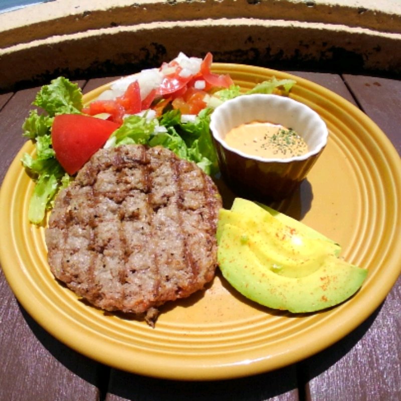 サラダハンバーガー(Teddy's Bigger Burgers 鎌倉七里ヶ浜店)