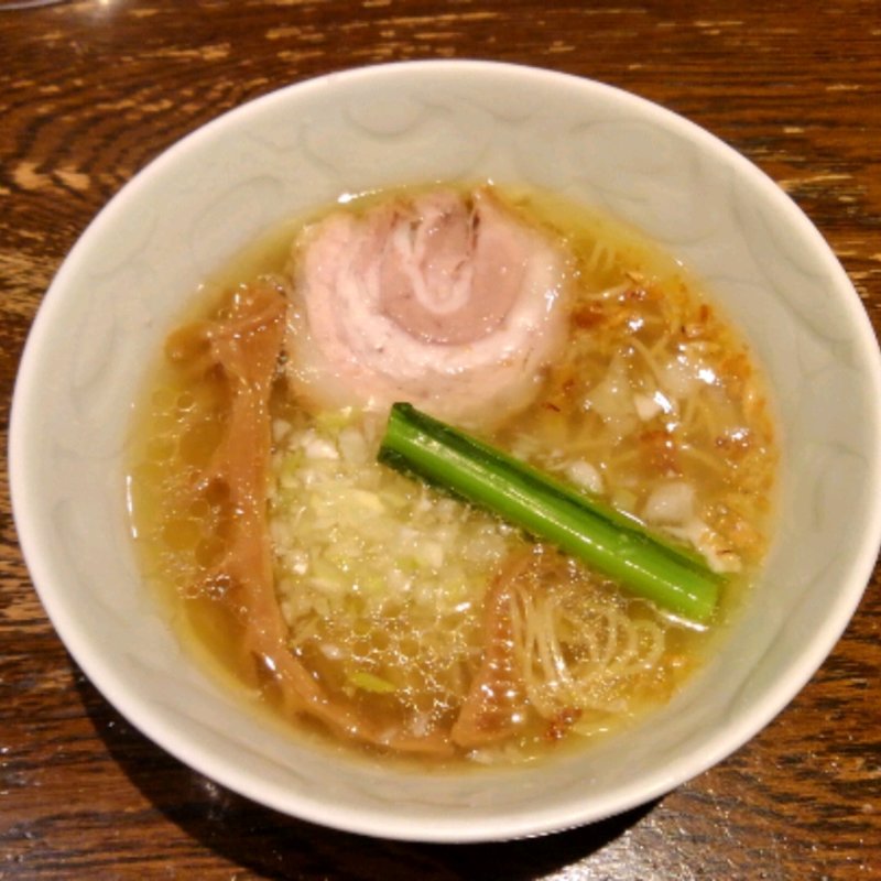 ミニ塩らぁ麺(支那そばや 新横浜ラーメン博物館店)
