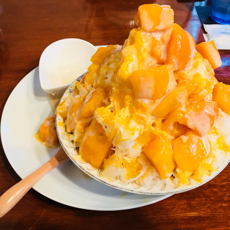 マンゴーかき氷(レ ボ プロヴァンス)