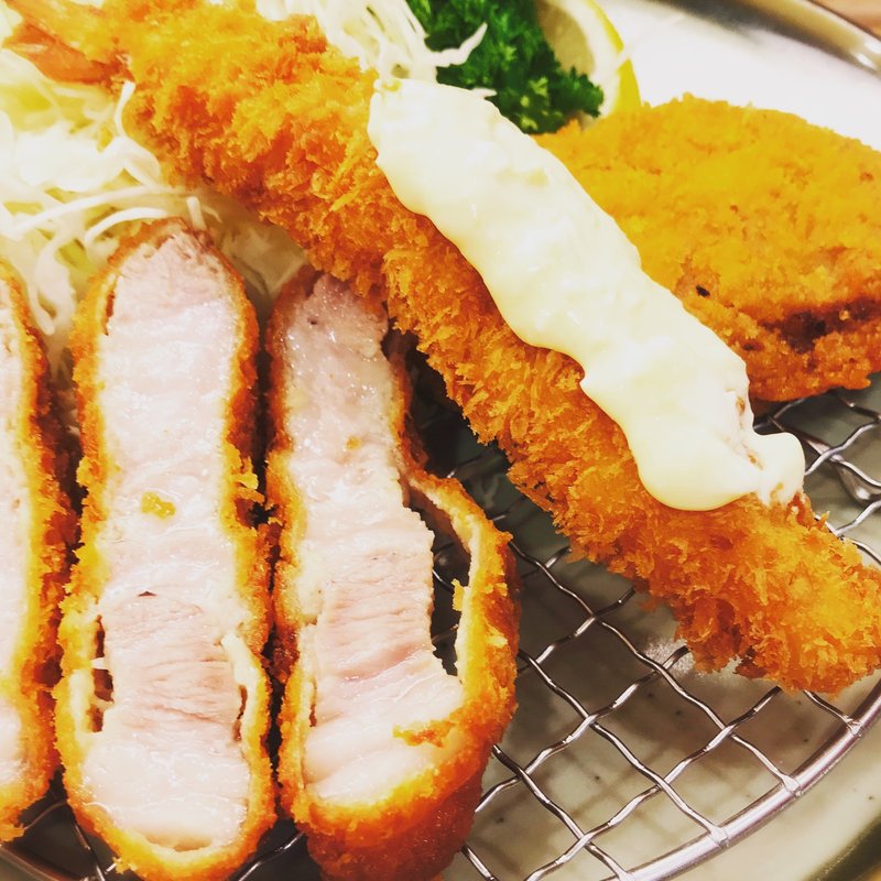 お昼の御膳(ビフカツ かつ満 ホワイティうめだ店)