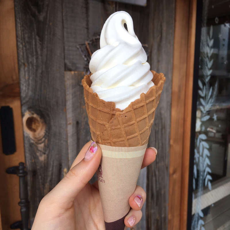 ソフトクリーム ミルク風味(Cafe ルドルフ)