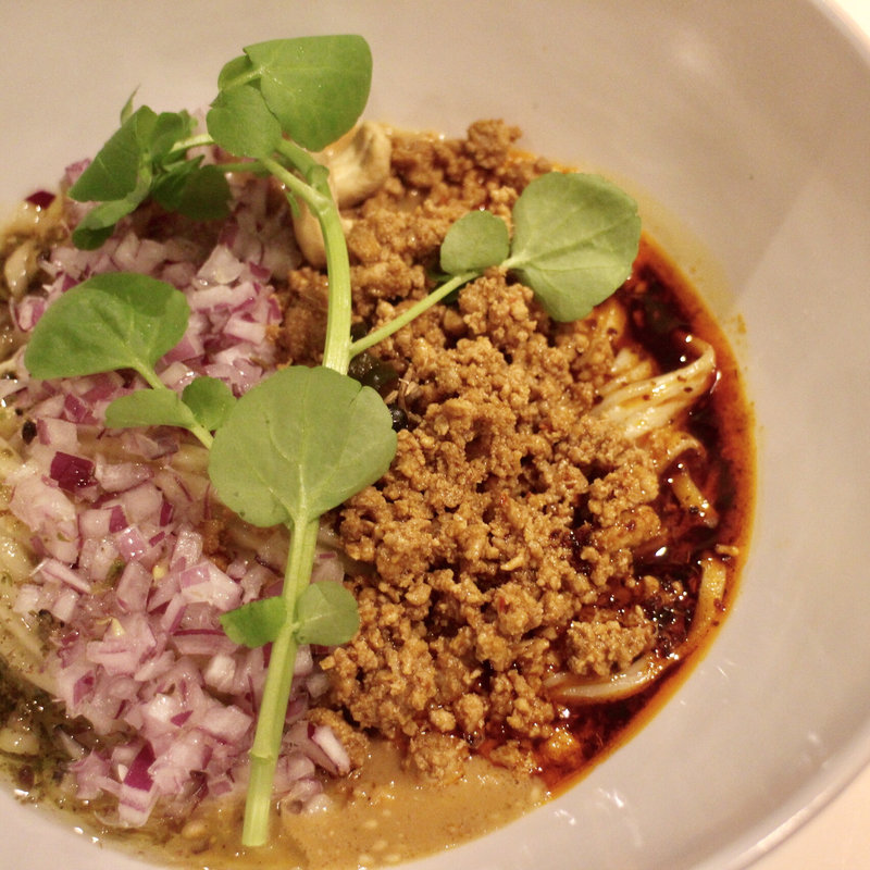 日本の山椒のTANTAN麺/汁無(Japanese Ramen Noodle Lab Q)