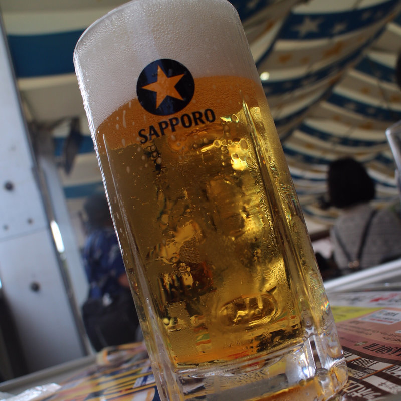 サッポロ黒ラベル中ジョッキ(THEサッポロビアガーデン)