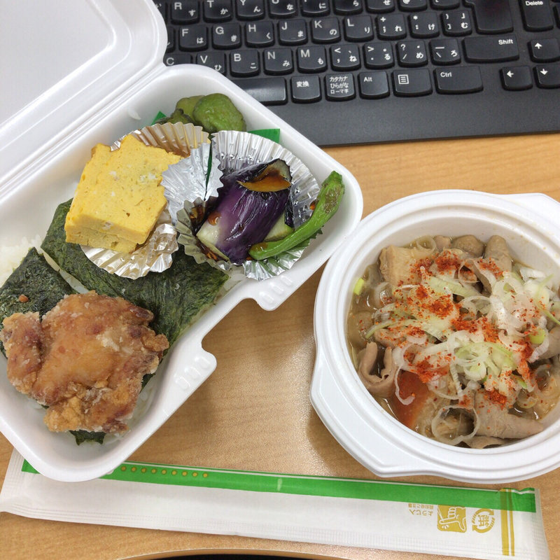 のりめし弁当(大衆酒場　日本鶏園 築地店)