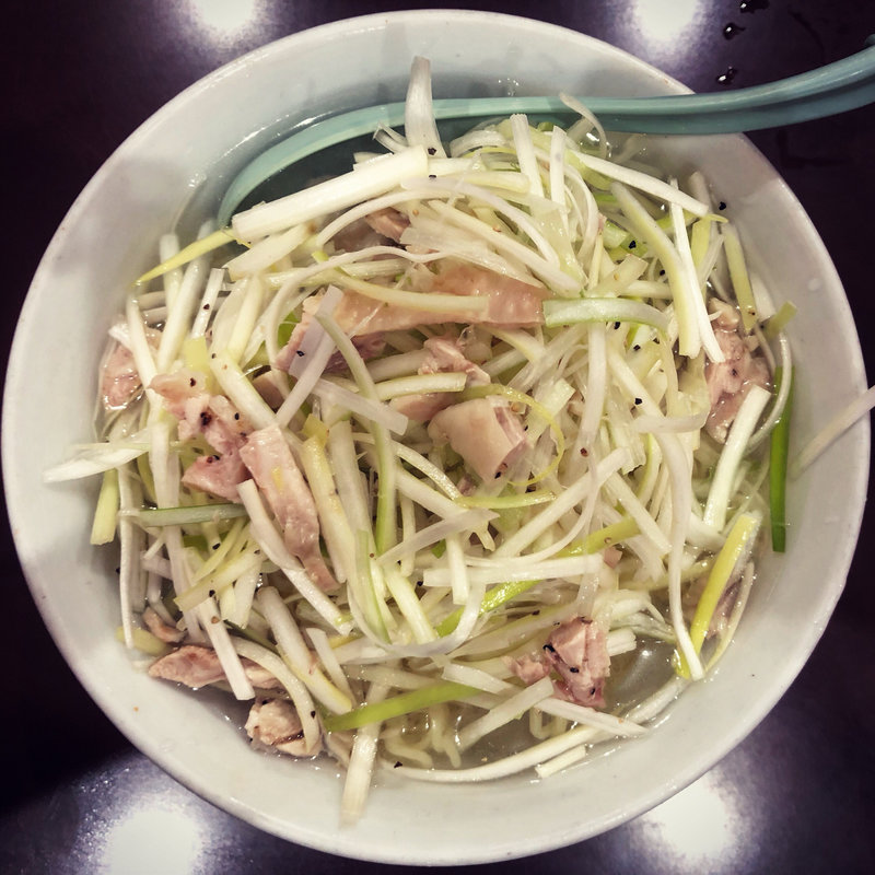 冷やしとりネギソバ(中華料理 福 )