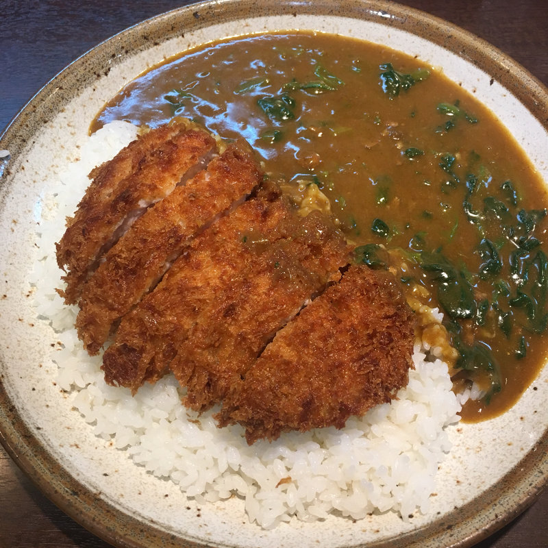 手仕込みヒレカツほうれん草カレー(CoCo壱番屋 ＪＲ浜松町駅北口店)