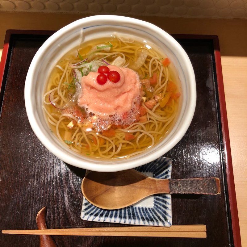 トマトシャーベットの冷かけ(横川橋 康次郎 )