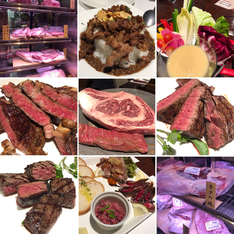 神戸牛骨付きリブロース(ステーキハウス 听 心斎橋店 )