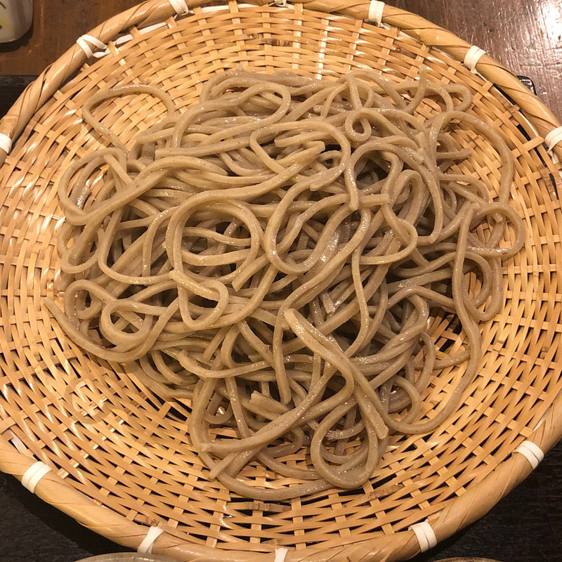 天然海老と夏菜天せいろ又はそば(十割手打ちそば 美蕎 （BIKYO）)