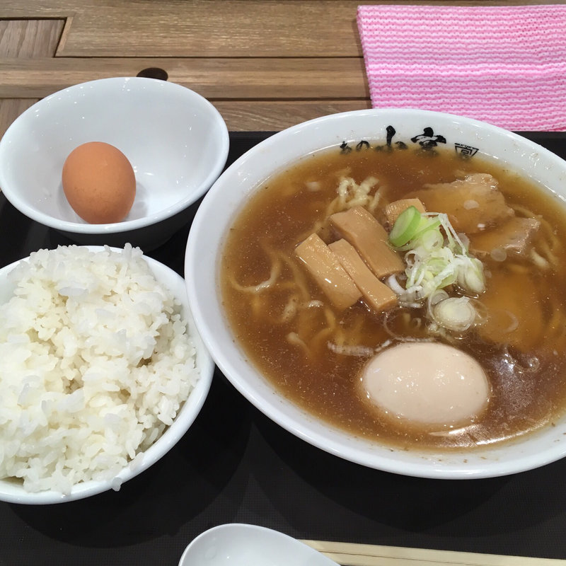 らーめん ＋ 味玉(らーめん食堂 あの小宮)