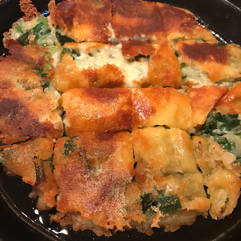 チーズチヂミ(韓国家庭料理KiTENKA)