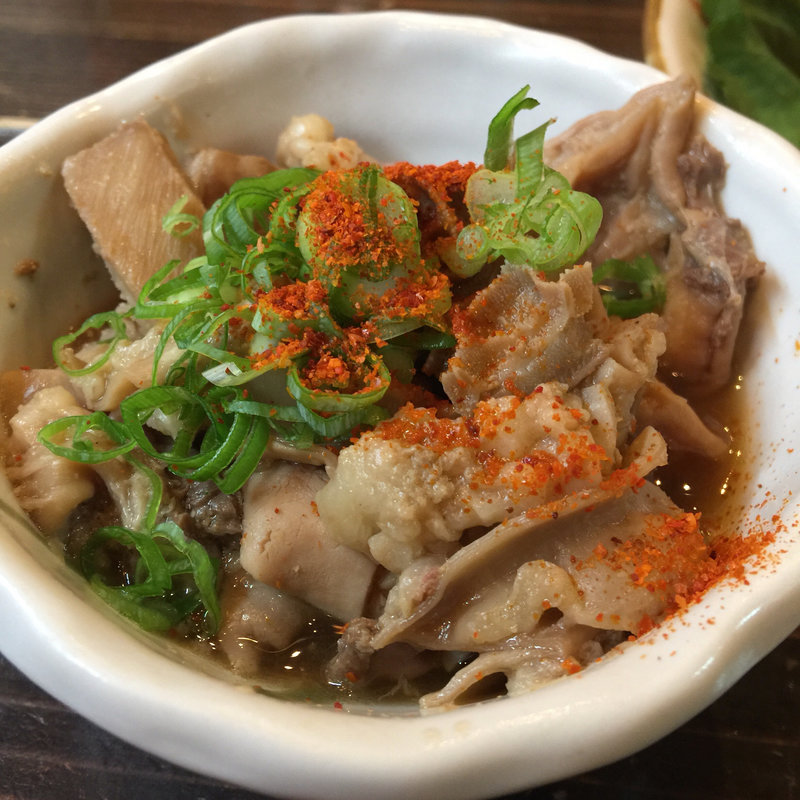 もつ煮込み(串萬の)