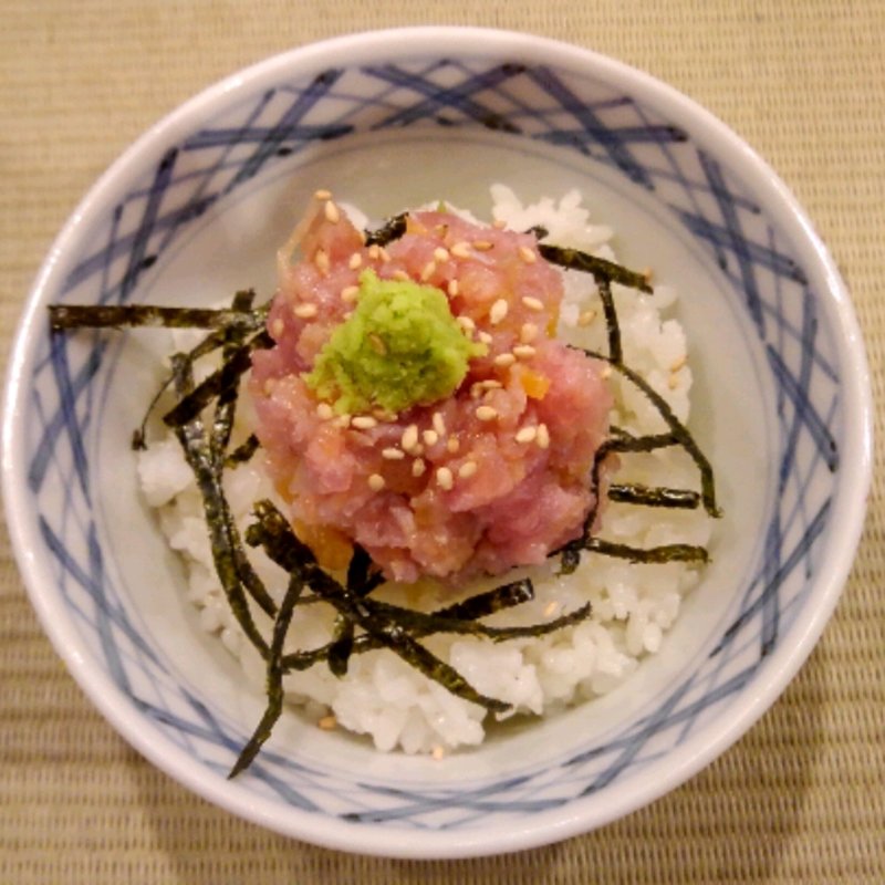 トロたく丼(らーめん 鴨to葱)