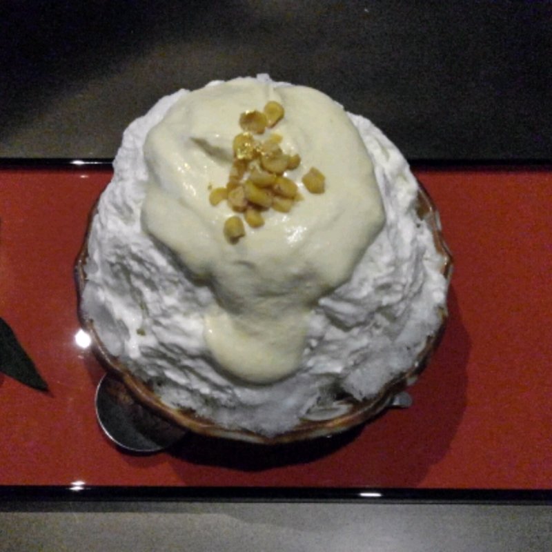 玉蜀黍チーズかき氷(廚 otona くろぎ)