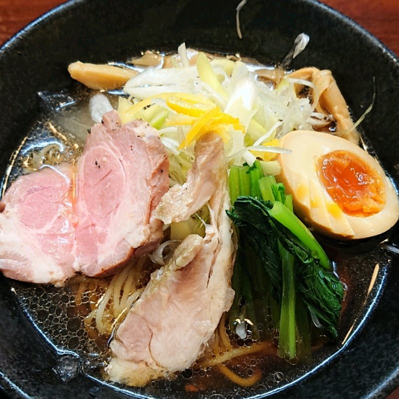冷やしド煮干そば(麺の風 祥気)