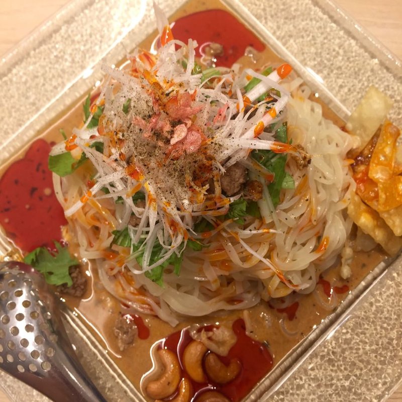 冷やし担担麺(175°DENO担担麺TOKYO)