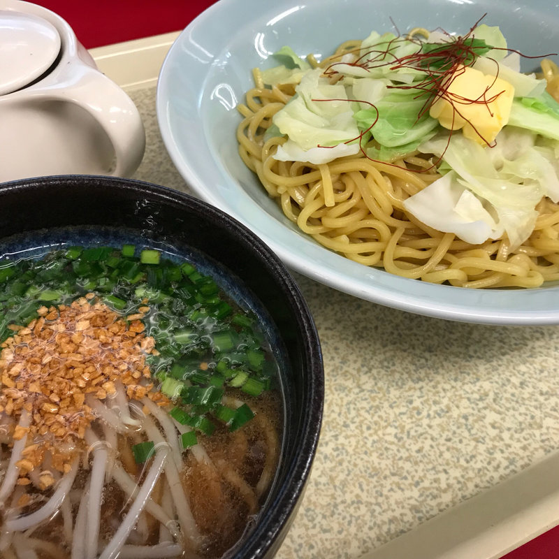 ガリバタ醤油つけめん(ラーメン山岡家 諏訪店)