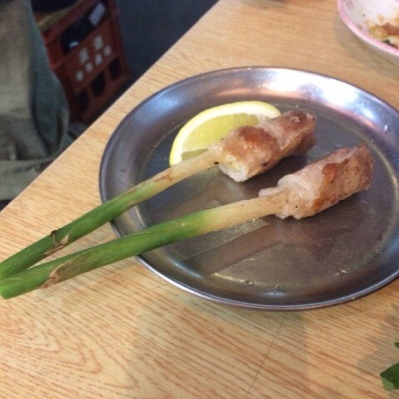 肉巻き谷中生姜(馬力 新橋店 )