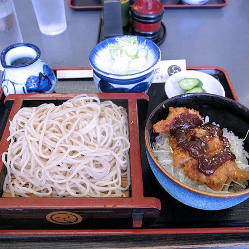 みそかつ丼セット（もり）(満留賀)