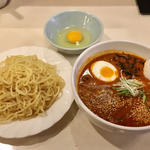 ユッケジャンラーメン分け麺Ver.＋生卵