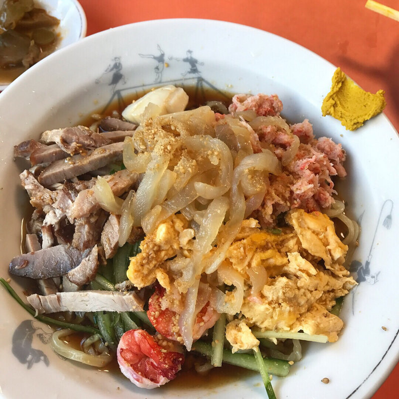 五目冷やしそば(十八番(おはこ) 大和店)