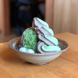 宇治+金時+ソフトクリーム(おかげ庵 緑区滝の水店 )