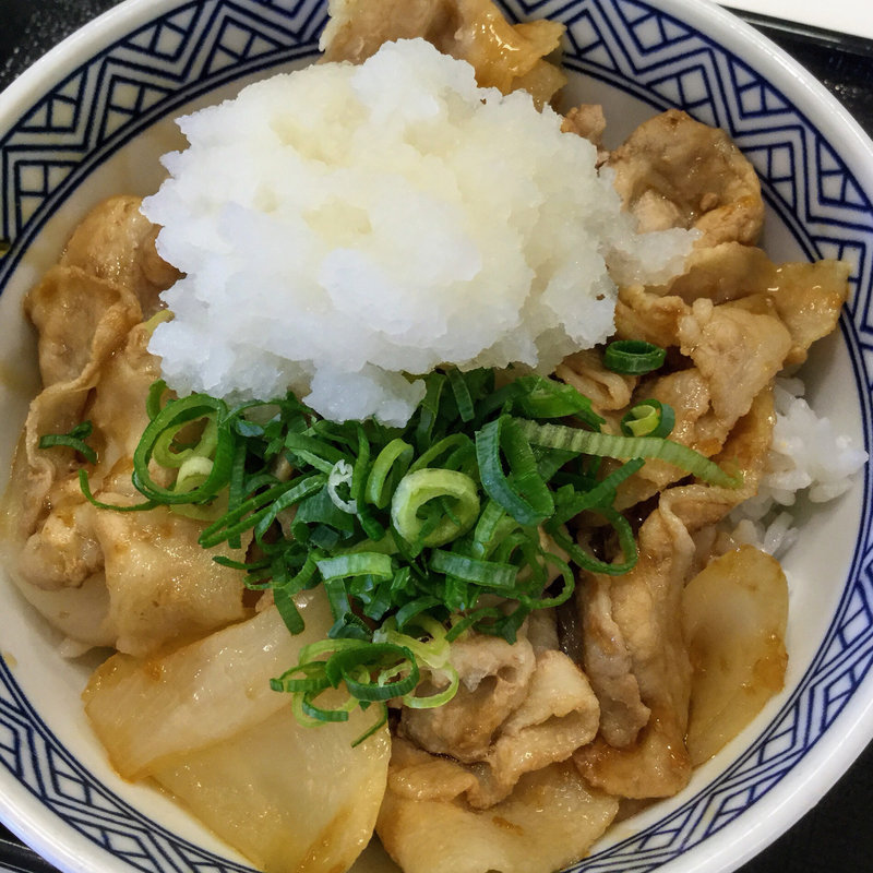 おろし豚丼(吉野家 市役所通り蒲郡店)