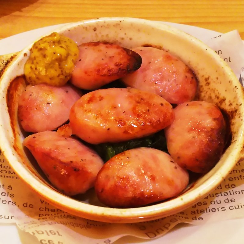 ひとくち粗挽きソーセージ(ゆであげパスタ＆焼き上げピザ ラパウザ 川崎モアーズ店)