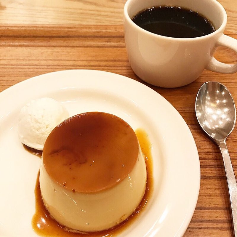 和三盆糖プリン(Cafe＆Meal MUJI 新宿)