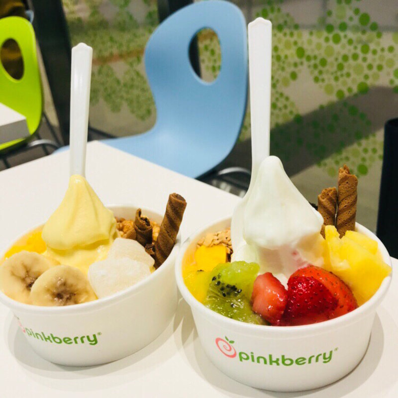 フローズンヨーグルトトッピング付(pink berry　ららぽーとEXPOCITY 店)