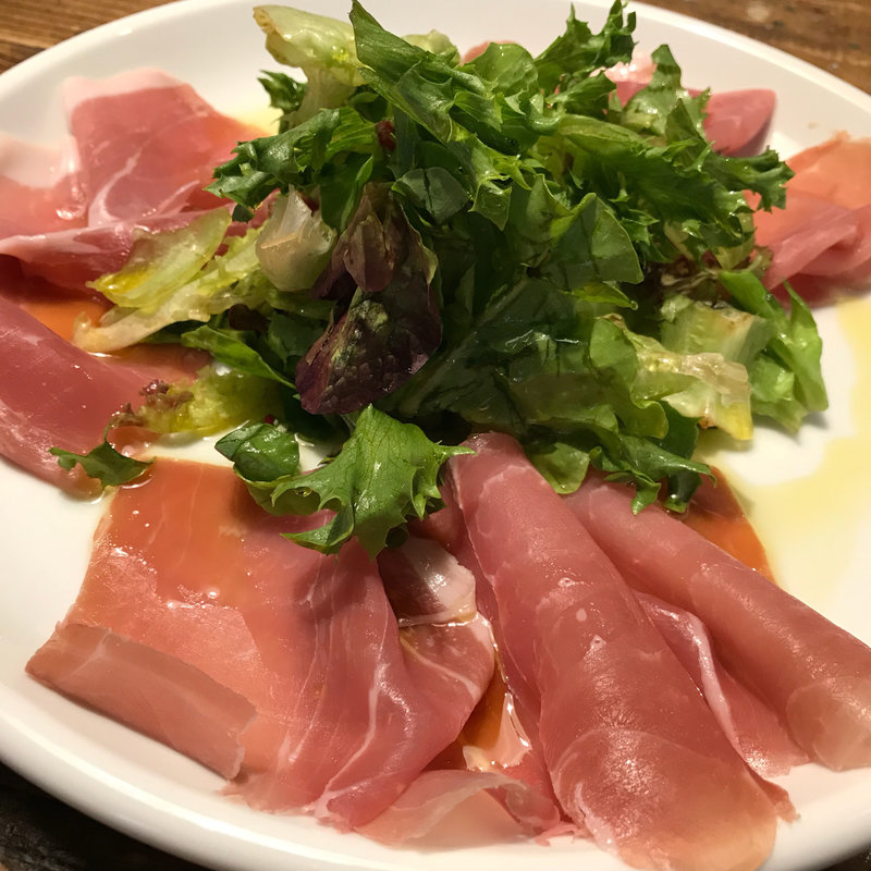 生ハムと無農薬野菜のマリアージュ(ビオディナミ 横浜店 )