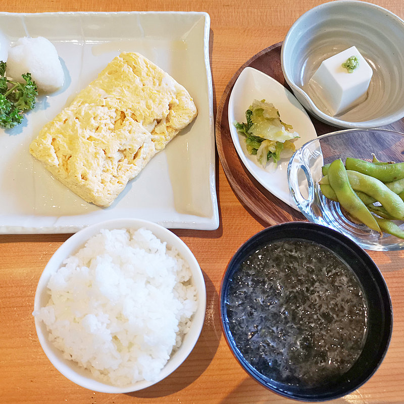 トリュフが香る出し巻き玉子定食(限定3食)(Bubble stand BEBER)