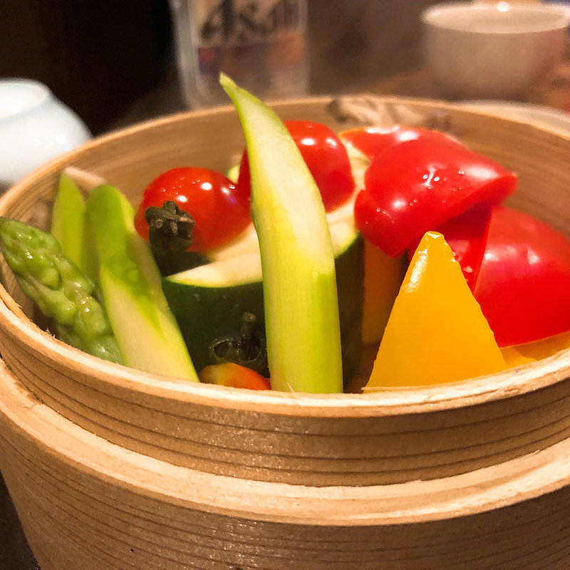 夏野菜蒸し(博多日和)