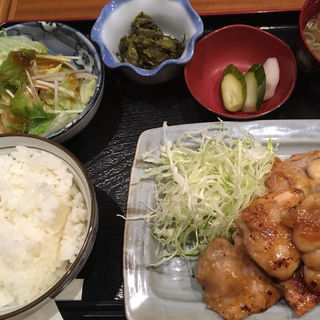 鶏モモ西京焼き定食(ゆるり庵四街道店)