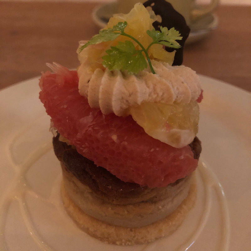 柑橘とアールグレイのチーズタルト(カフェウォール)