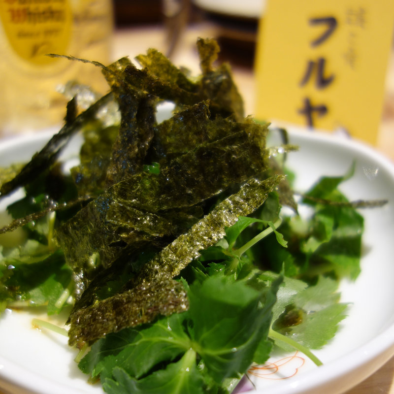 福岡三つ葉のサラダ(鶏と肴 フルヤ)