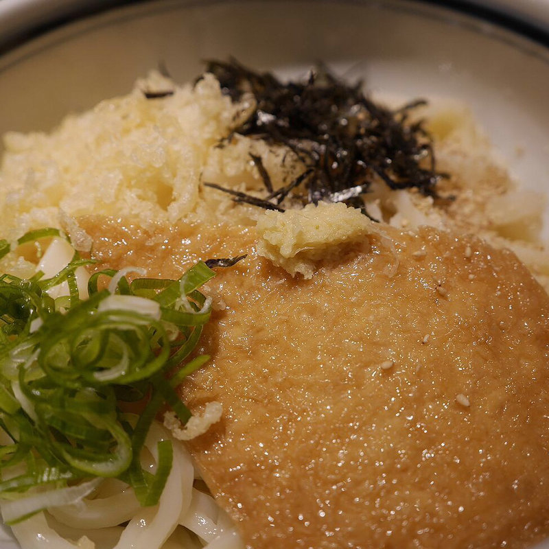 きつねぶっかけうどん(花鳥風月庵)