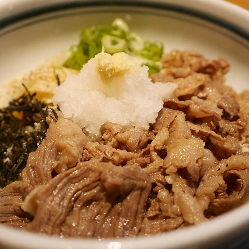 牛肉おろしぶっかけうどん(花鳥風月庵)