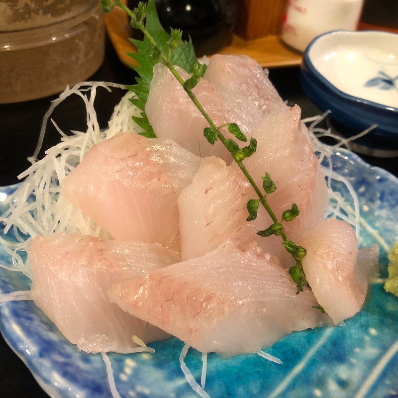天然アイナメの刺身(ほろよい )