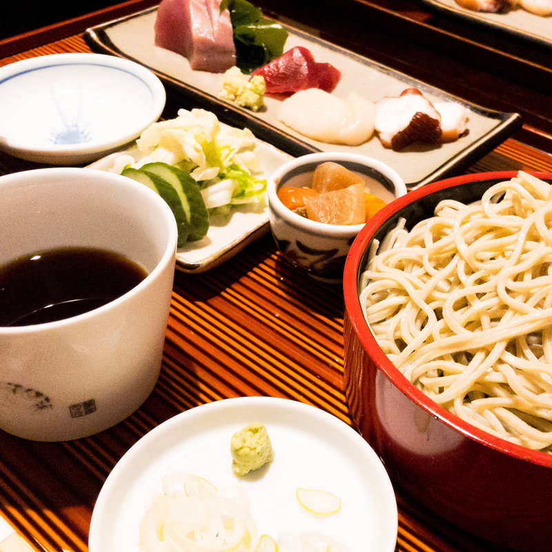 刺身御膳(江戸蕎麦手打處あさだ 浅草橋)