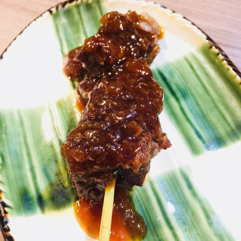 牛串 オニオン醤油(ふれあい酒場ほていちゃん 上野2号店)