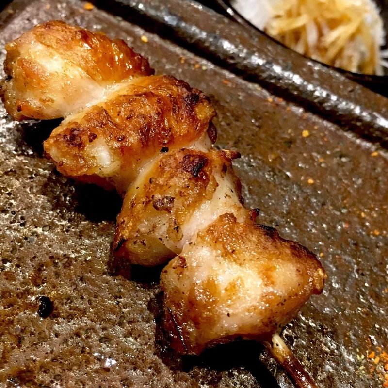 ぼんじり 〜大根おろし付き〜(焼き鳥 松元 西中洲本店)