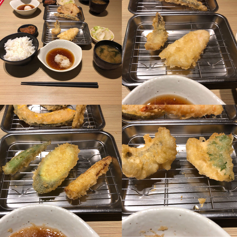 季節の天ぷら定食(18/夏)(博多天ぷら たかお ジョイナス横浜店)