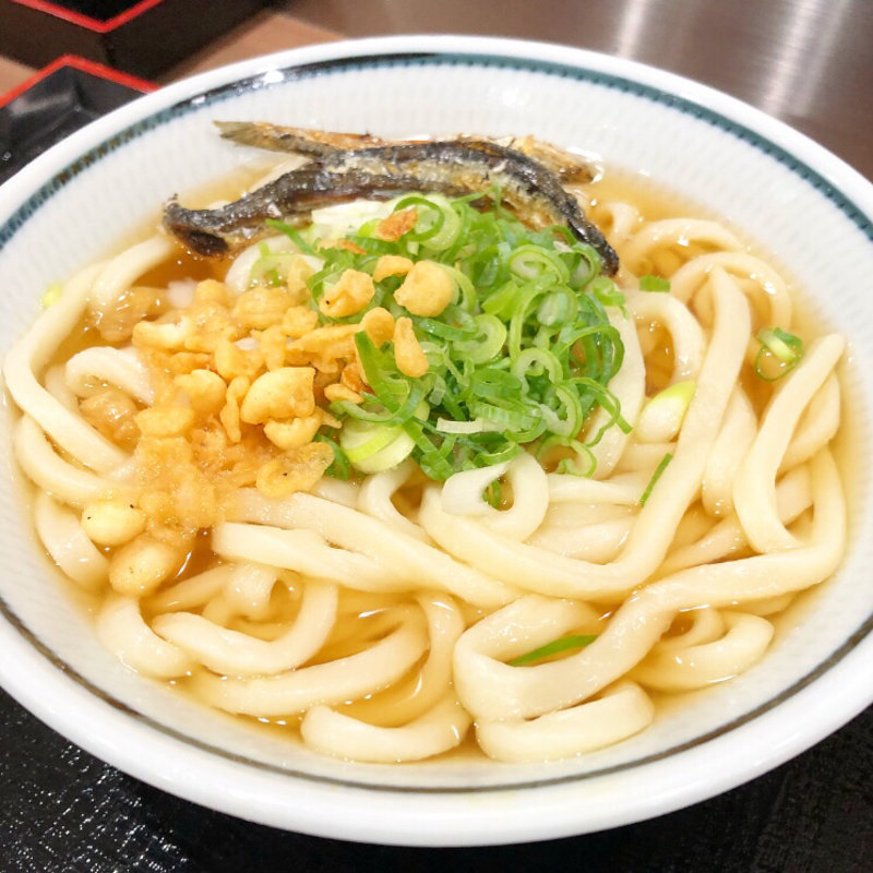 かけうどん(つくもうどん 塩小路本店)