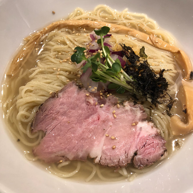 冷やし貝そば(塩)(Noodles Kitchen GUNNERS)