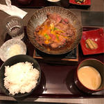牛たんすき焼き定食(六道 （ROKUMICHI）)