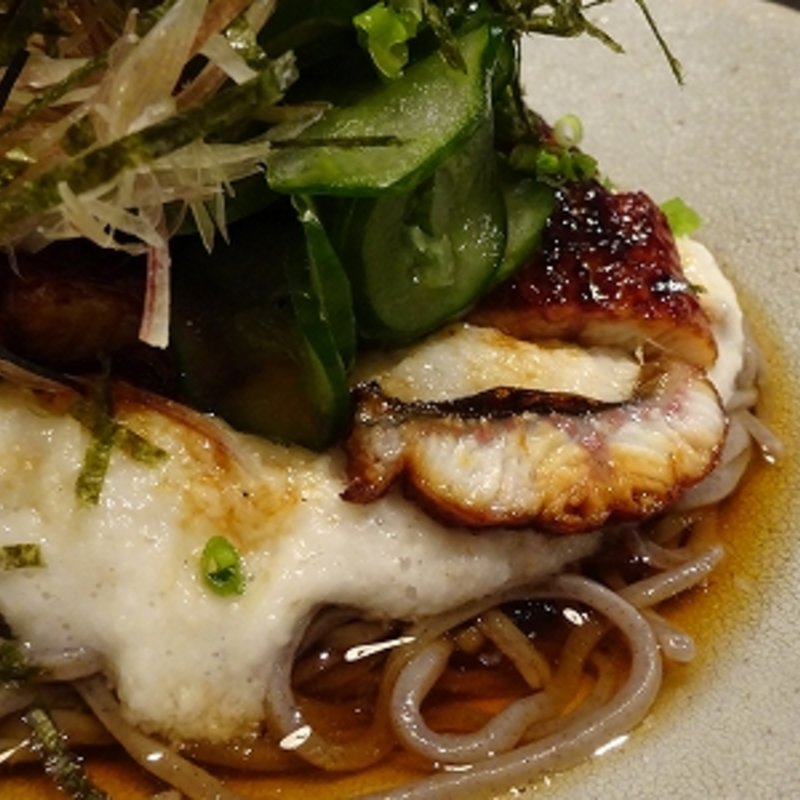 地焼鰻 鰻とろろそば(にょろ助瓢六亭 南平台店)