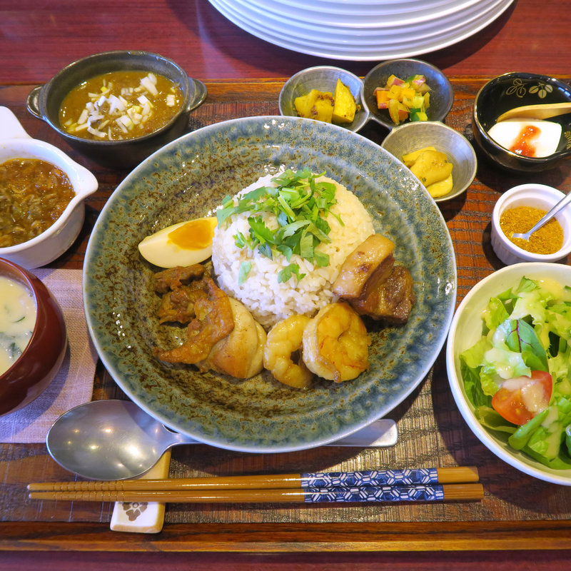 スパイス御膳(スパイス料理イデマツ)